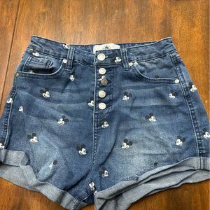Disney Mickey Mouse denim shorts